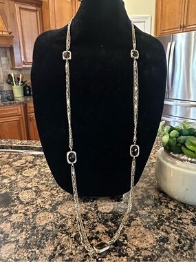 VTG 1967 Sarah Coventry Golden Embers Multi Strand Amber Topaz Sautoir Necklace